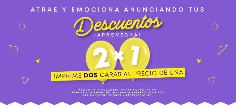 Descuentos 2x1