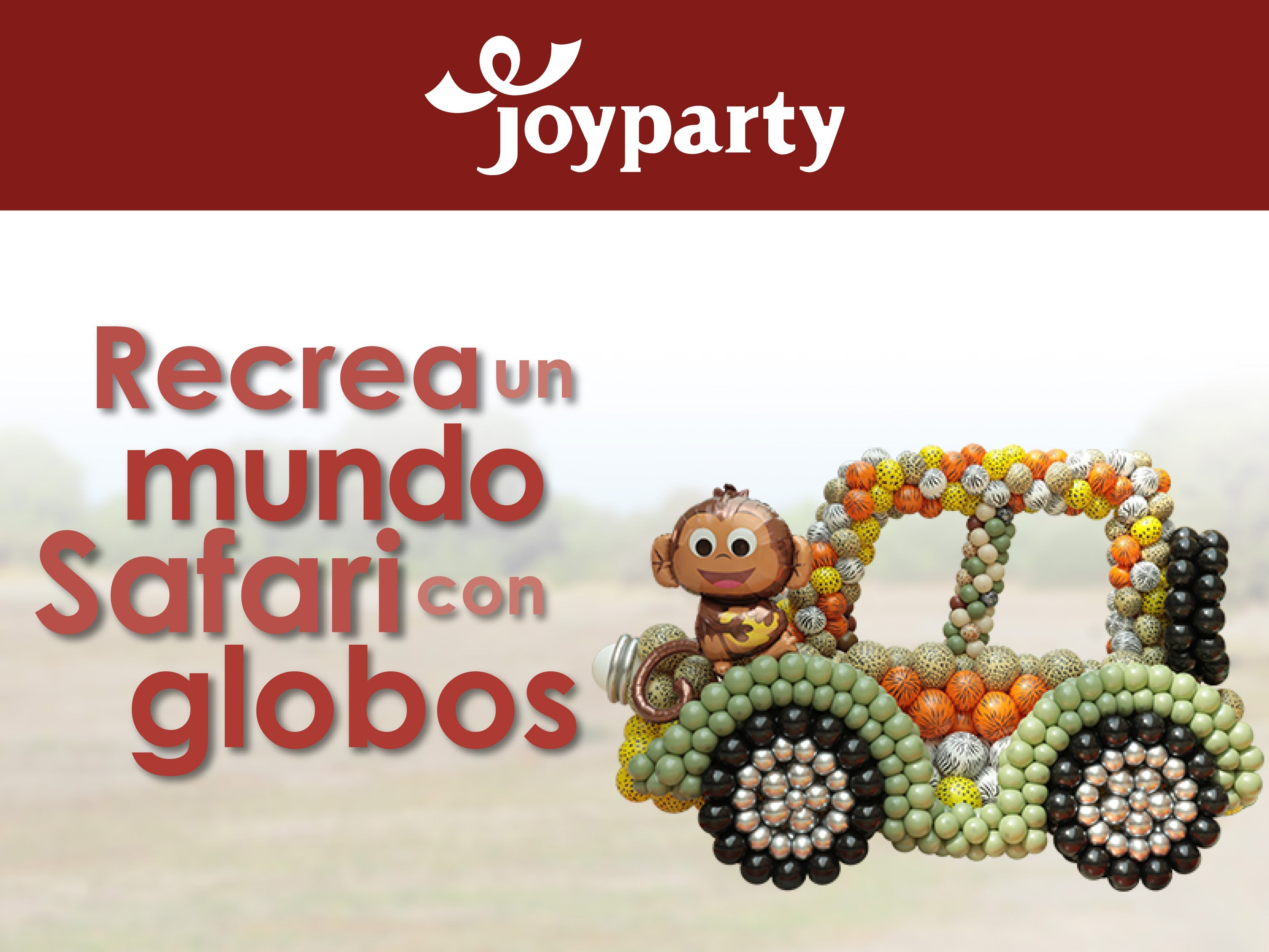 Joy Party recreates a Safari world with balloons